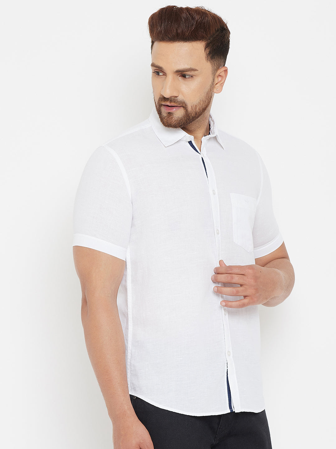 White Casual Shirt - Men Shirts