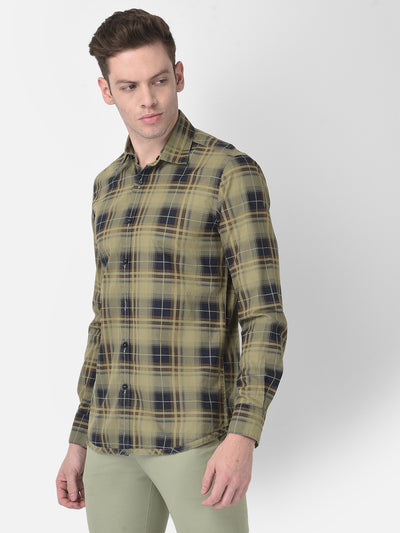 Olive Reversible Shirt-Men Shirts-Crimsoune Club