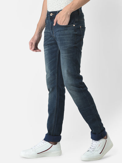 Blue Jeans with 5 Pocket Styling