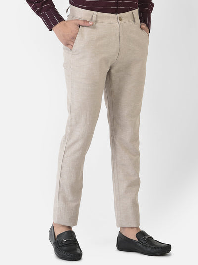  Grey Trousers in Slim Cut 