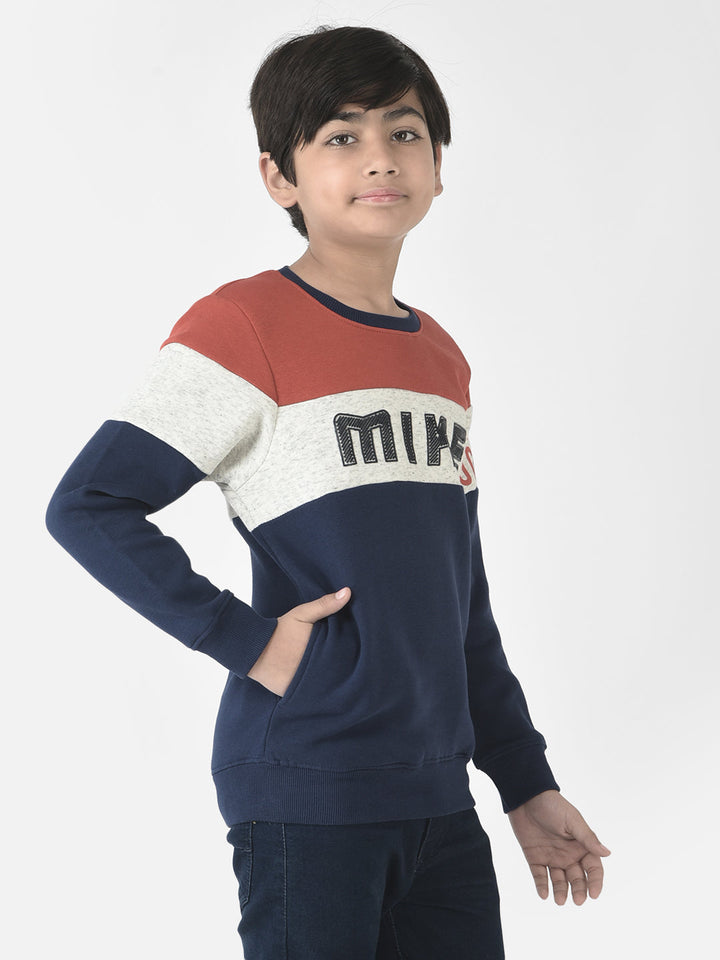  Blue MIKE Sweatshirt