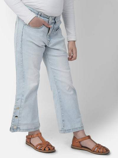  Light Blue Boot-Cut Denims