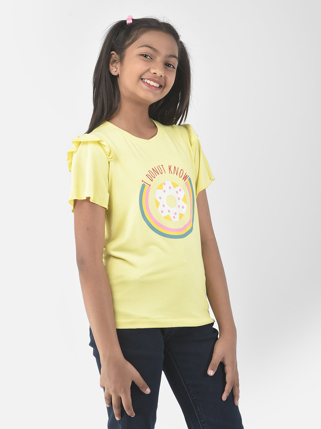  Lime Yellow Donut T-Shirt