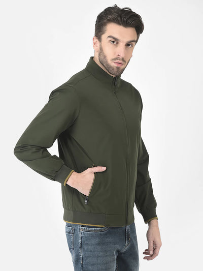  Olive Reversible Comic Jacket