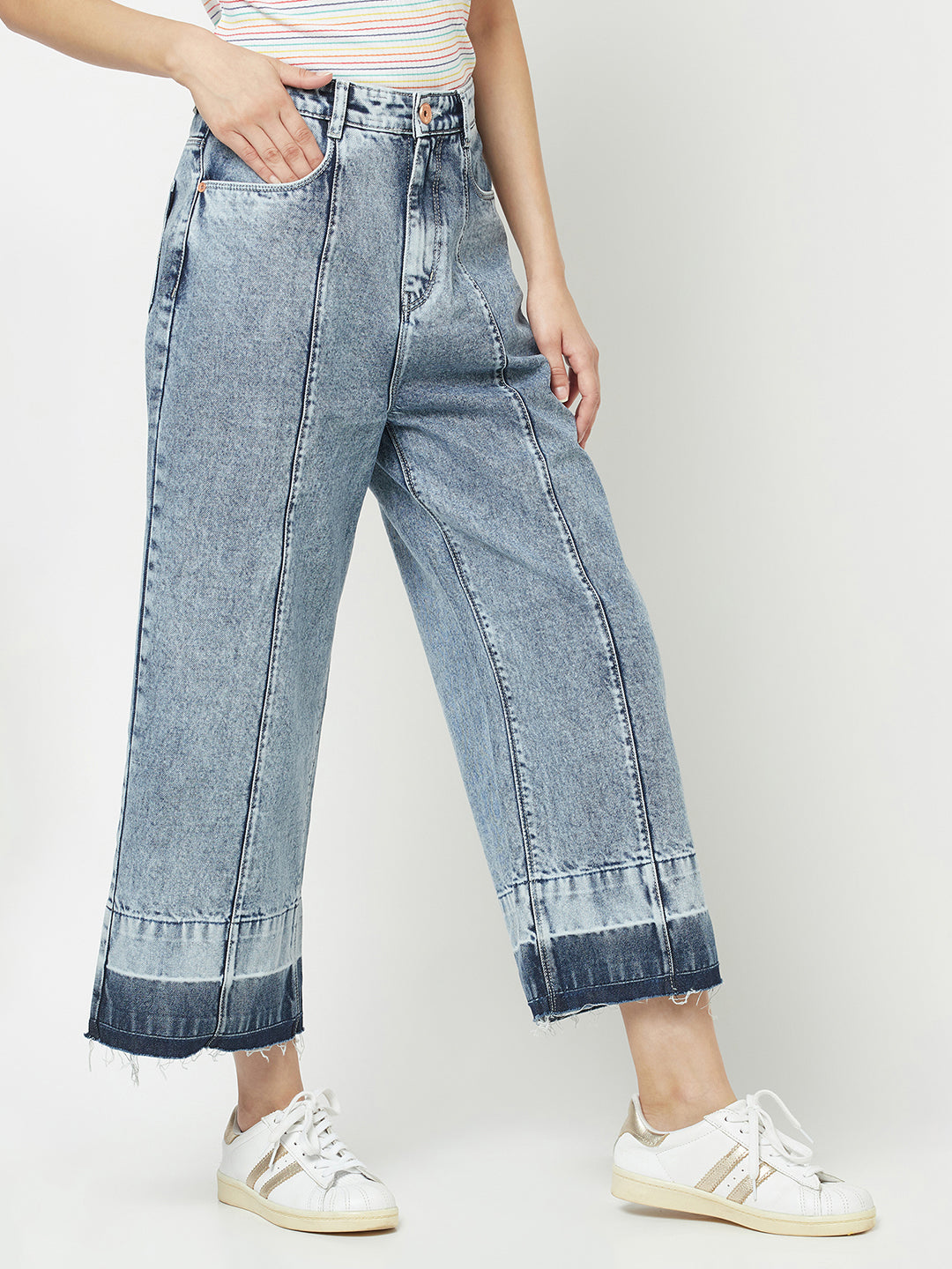  Blue Relaxed-Fit Jeans 