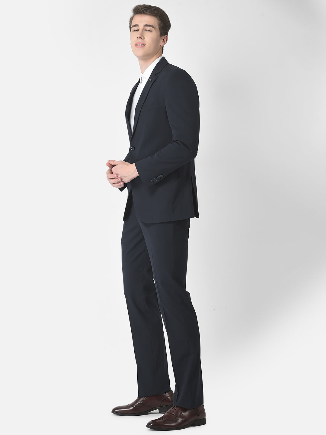  Navy Blue Suit Set