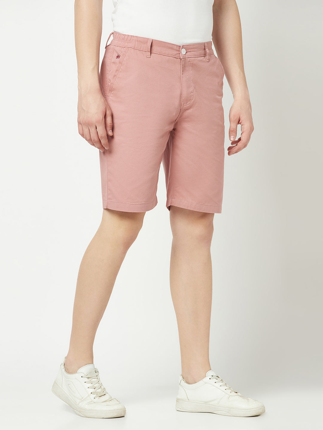 Salmon Pink Chino Shorts Crimsoune Club