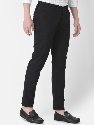  Black Checked Trousers