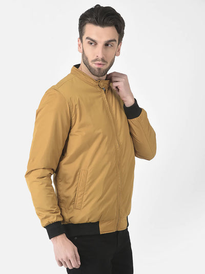  Mustard Reversible Bomber Jacket