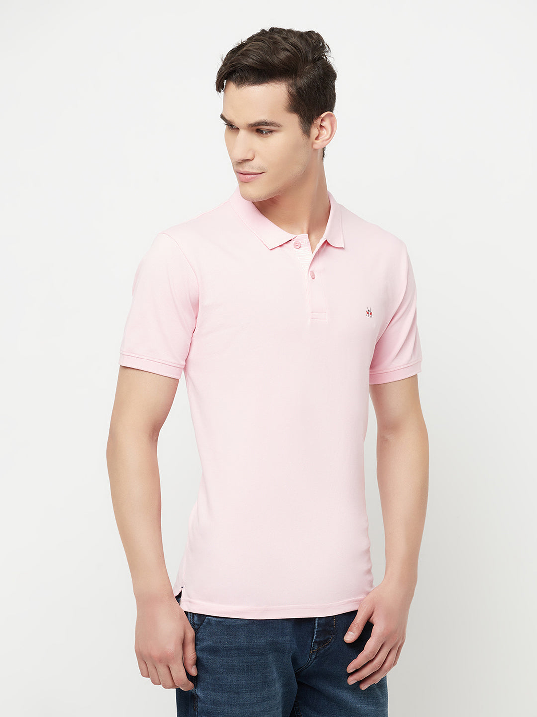 Pink Polo T-Shirt - Men T-Shirts