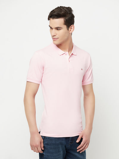Pink Polo T-Shirt - Men T-Shirts