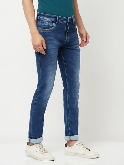 Blue Light Fade Jeans - Men Jeans