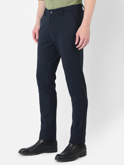 Navy Blue Trousers - Men Trousers