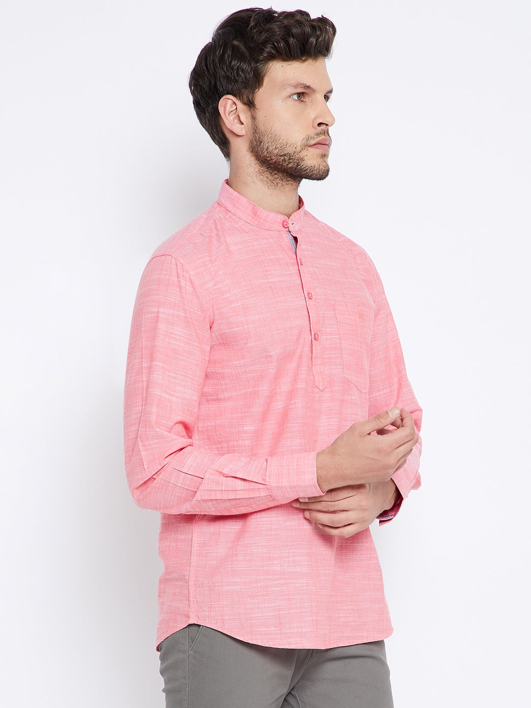 Pink Kurta - Men Kurtas