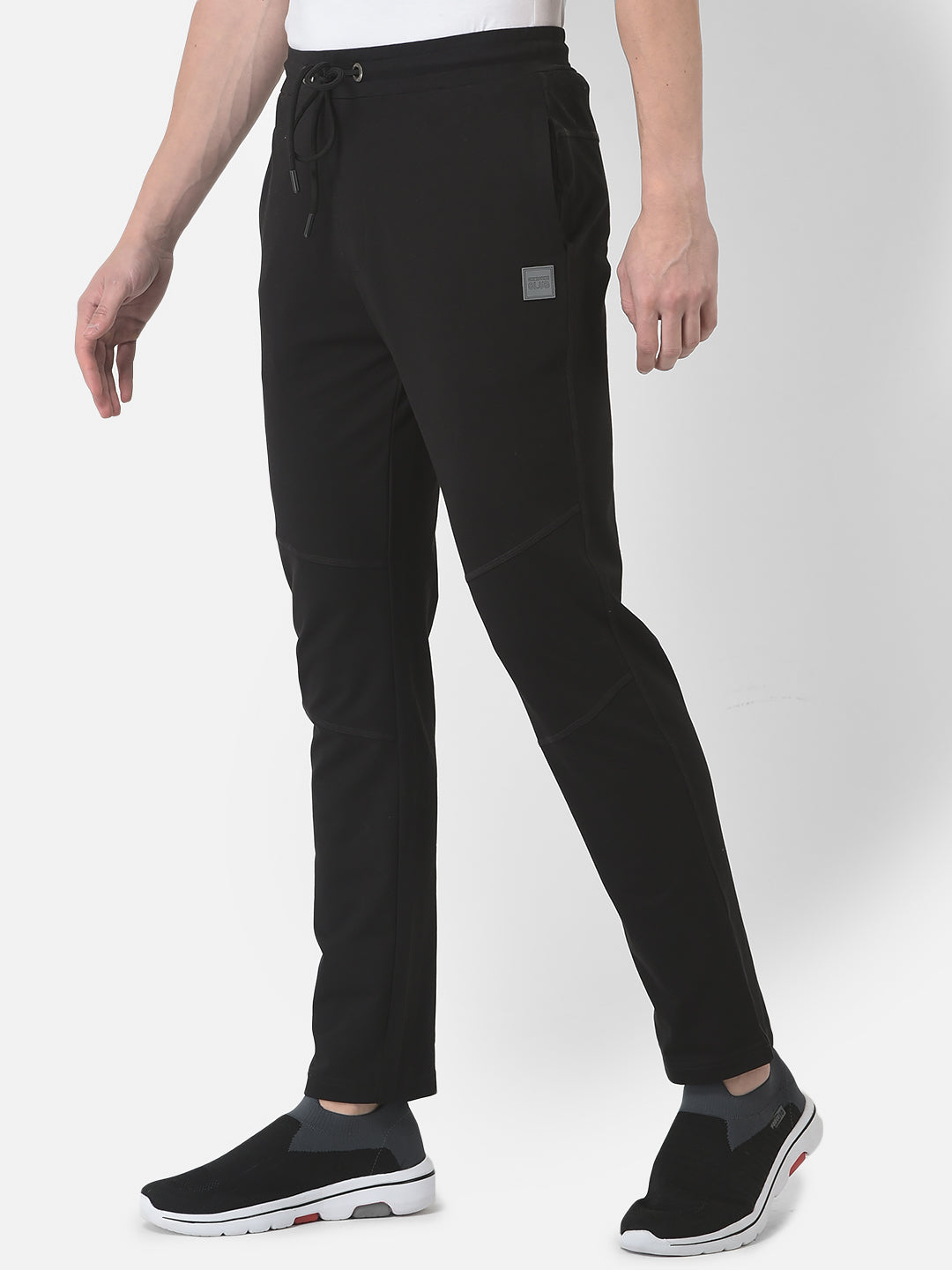  Black Logo Embellished Track Pants