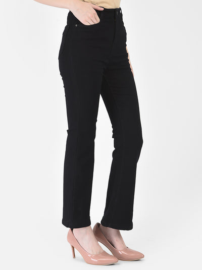 Black Bootcut Jeans - Women Jeans