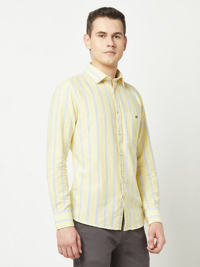  Striped Yellow Shirt
