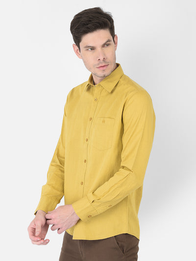 Mustard Shirt - Men Shirts
