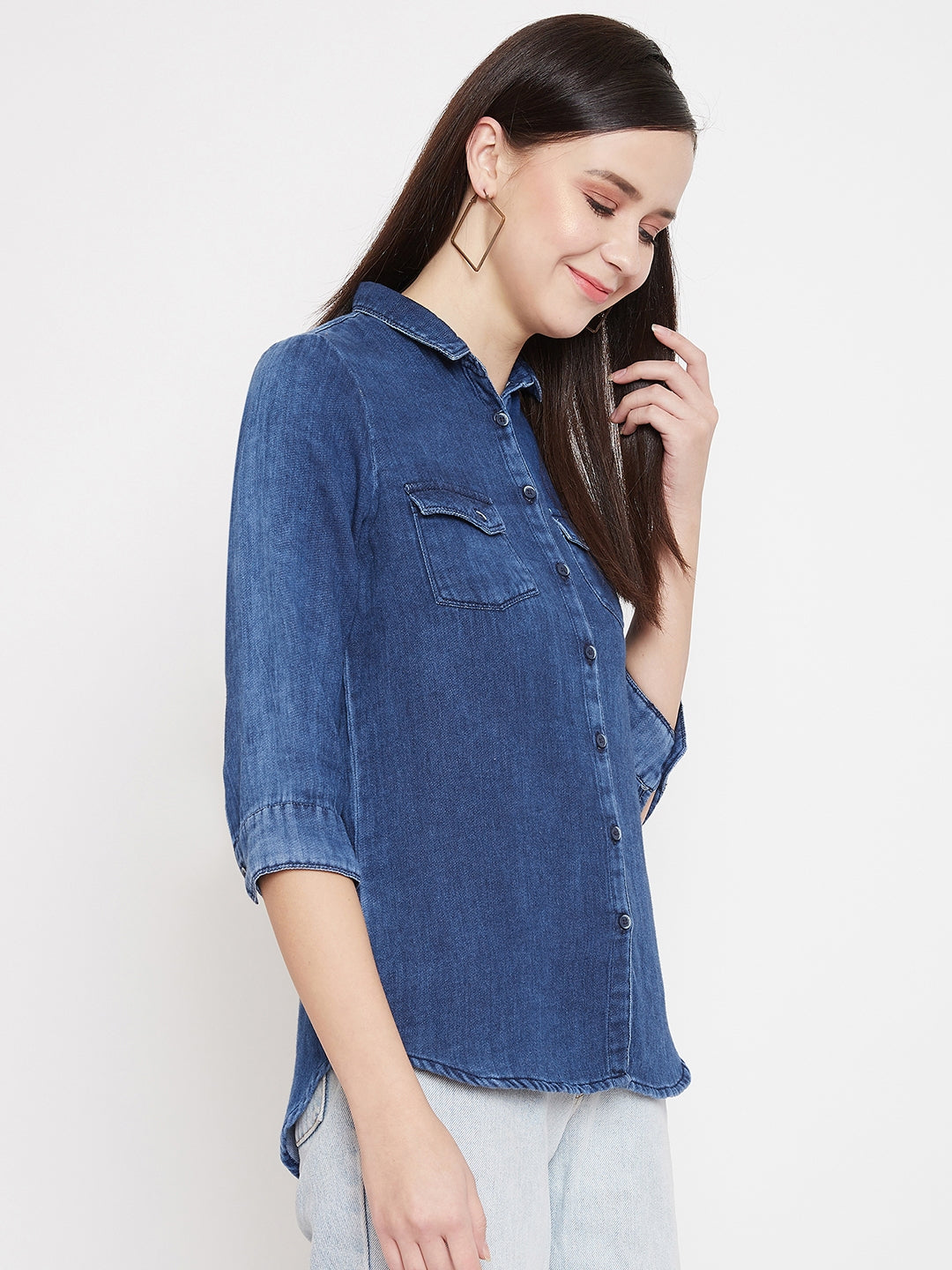 Denim Casual Shirt - Women Shirts