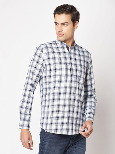  White Checkered Shirt