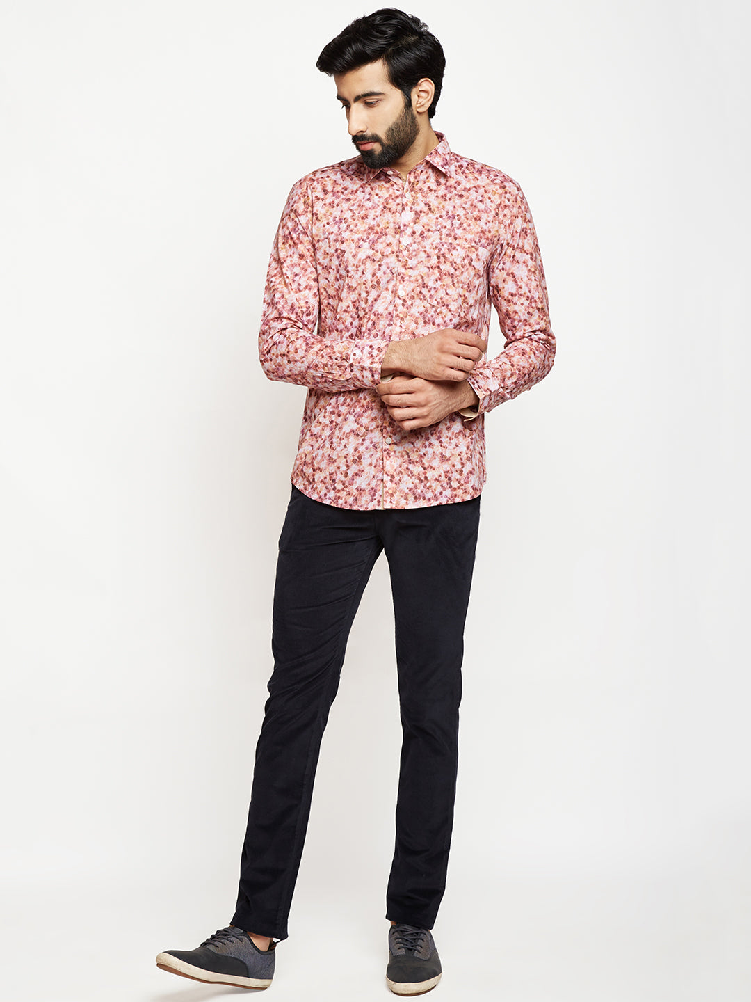 Multicolor Printed Shirt - Men Shirts