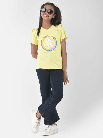  Lime Yellow Donut T-Shirt