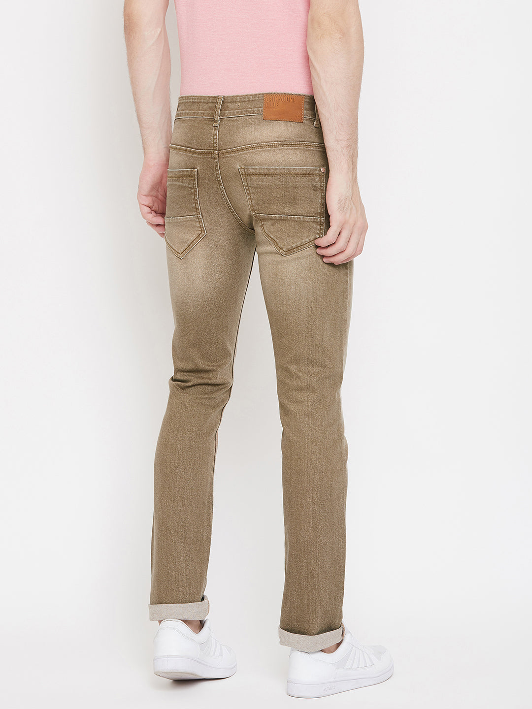 Khaki Slim Fit Jeans - Men Jeans