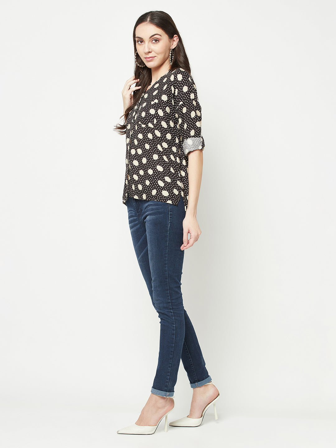  Black Polka Dots Shirt