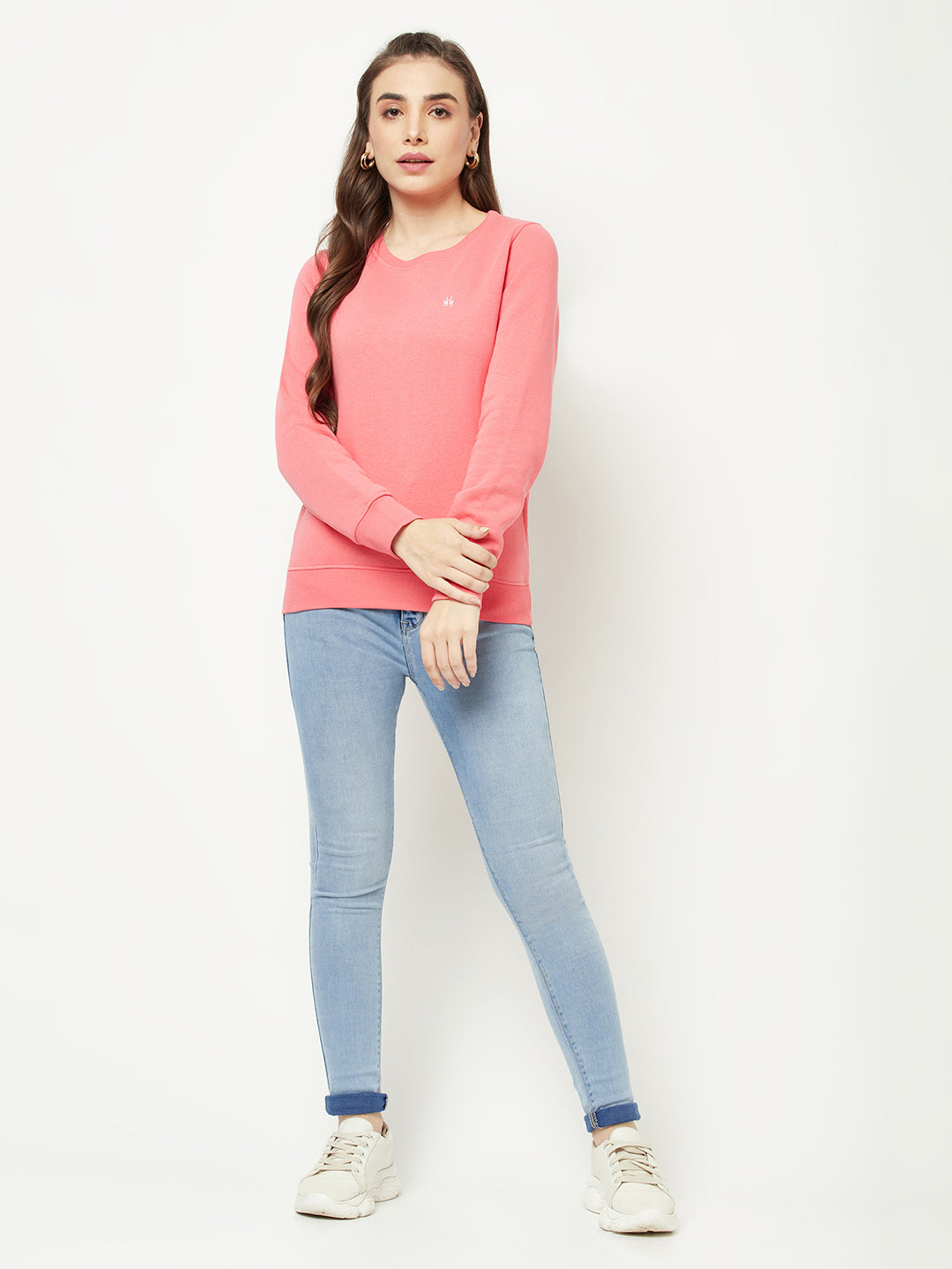  Coral Pink Sweatshirt 