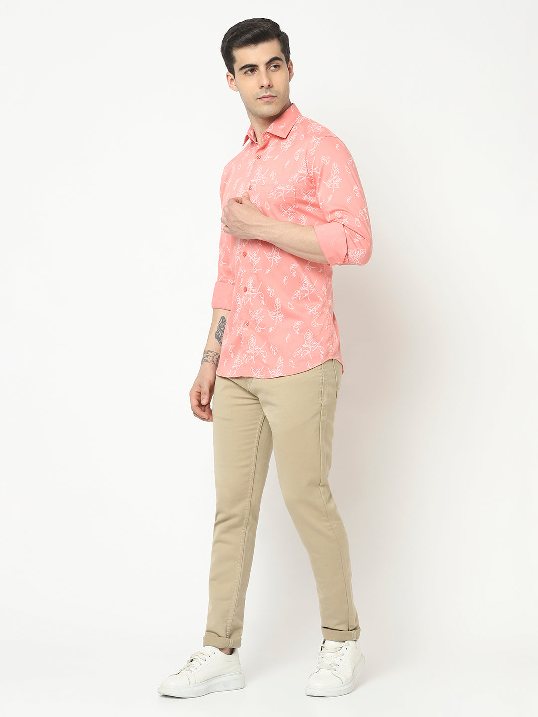  Pink Floral Shirt 