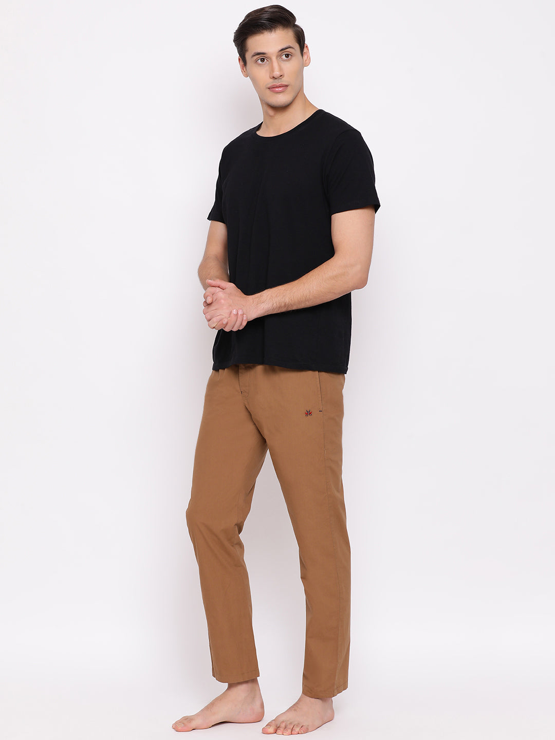 Brown Straight Lounge Pants - Men Lounge Pants