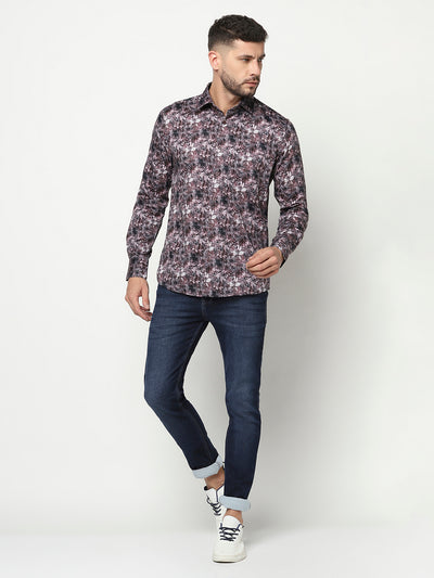Multi-Colour Floral Shirt-Men Shirts-Crimsoune Club