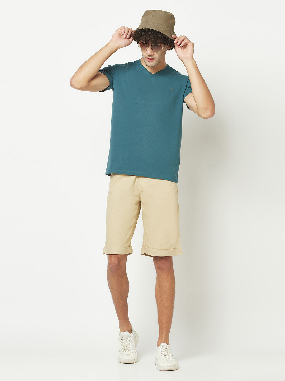  Basic Khaki Chino Shorts