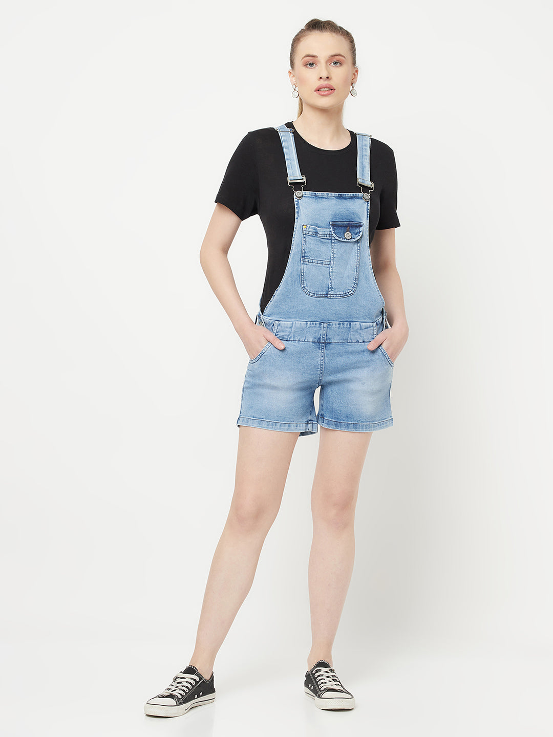 Blue Denim Dungarees - Women Dungarees