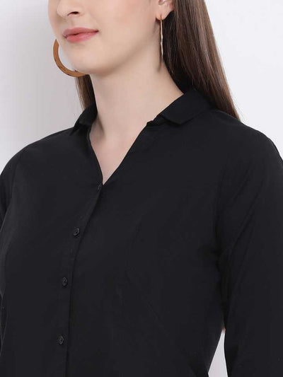 Black Casual Shirt - Women Shirts