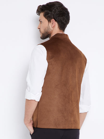 Brown Waistcoat - Men Waist Coat