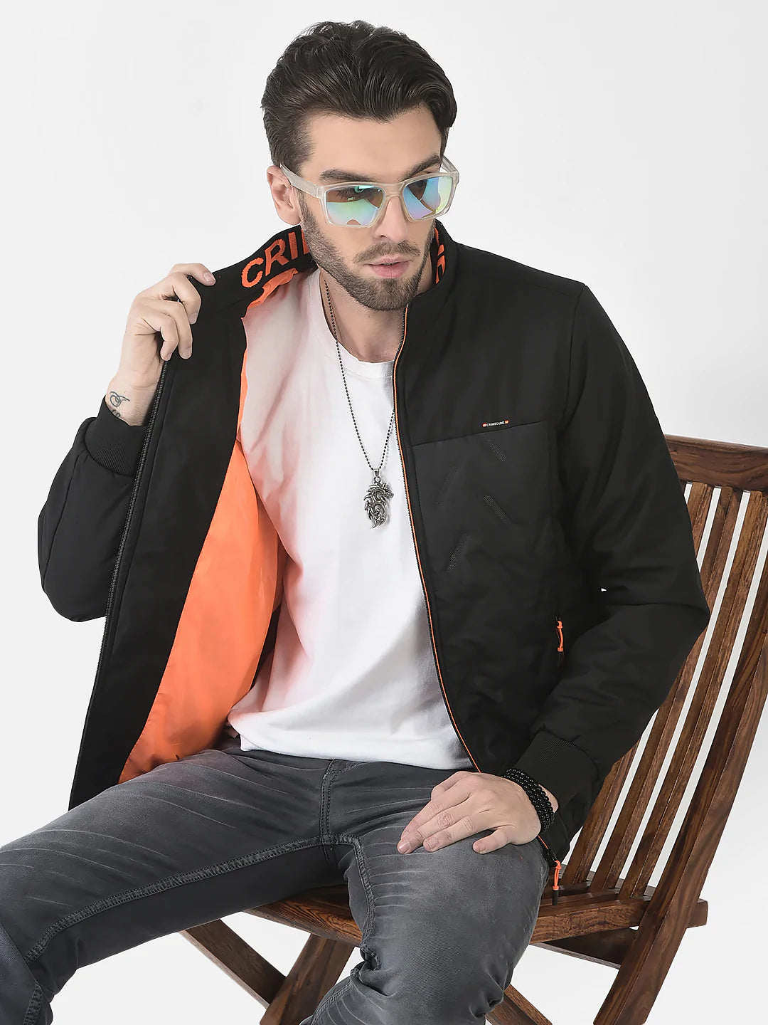  Black Abstract Jacket 