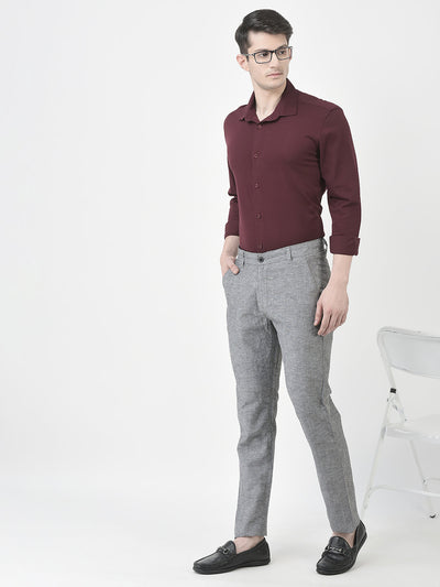  Dark Melange Grey Trousers