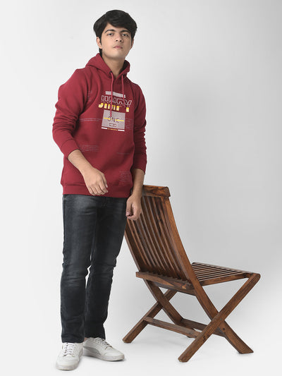  Maroon Jimpy Graphic Sweatshirt