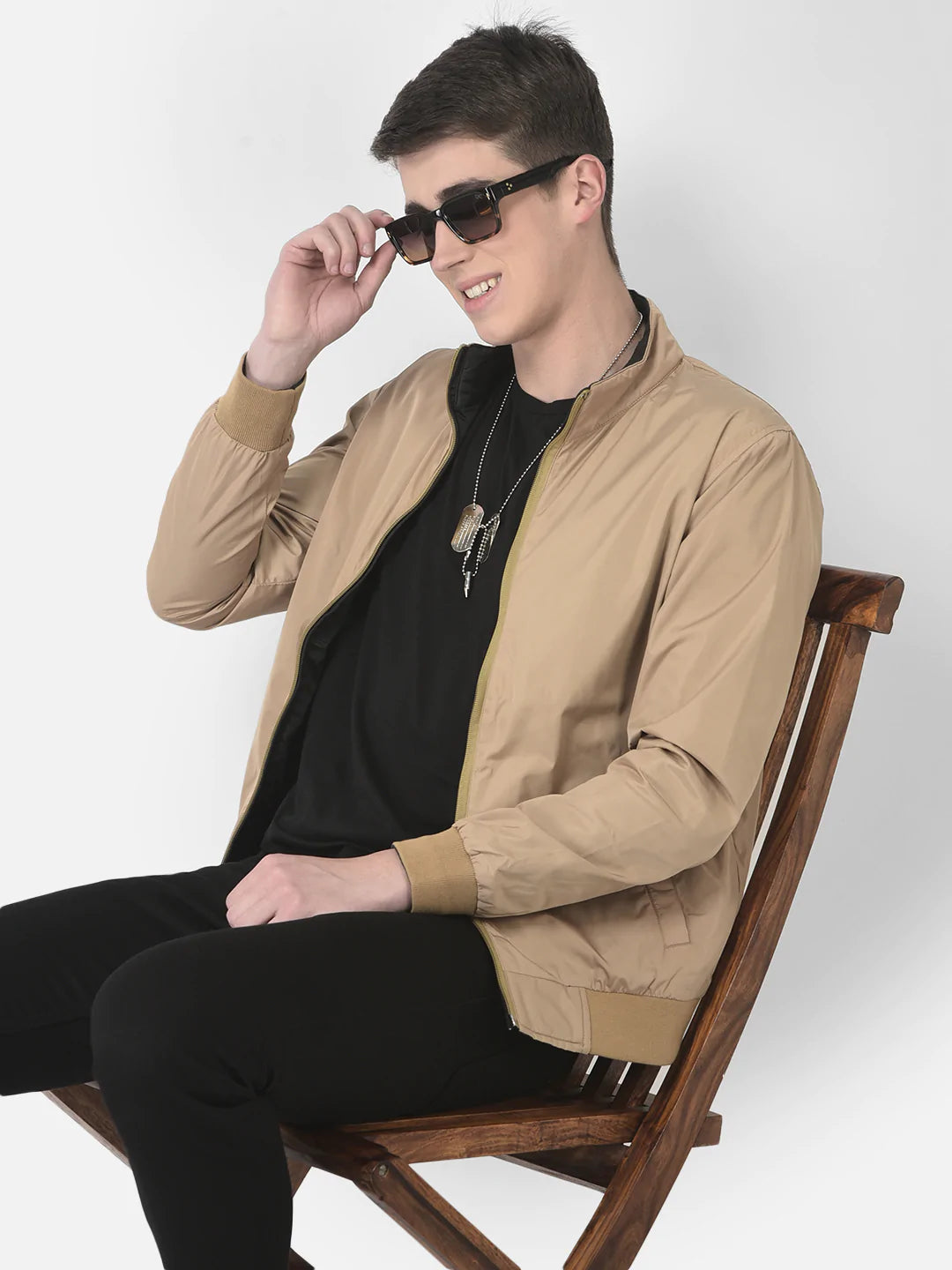  Black Reversible Graphic Jacket 