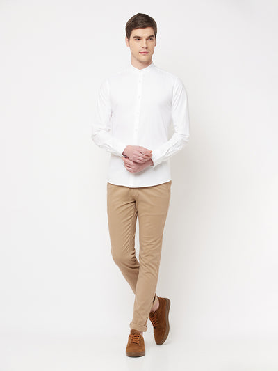 White Casual Shirt - Men Shirts