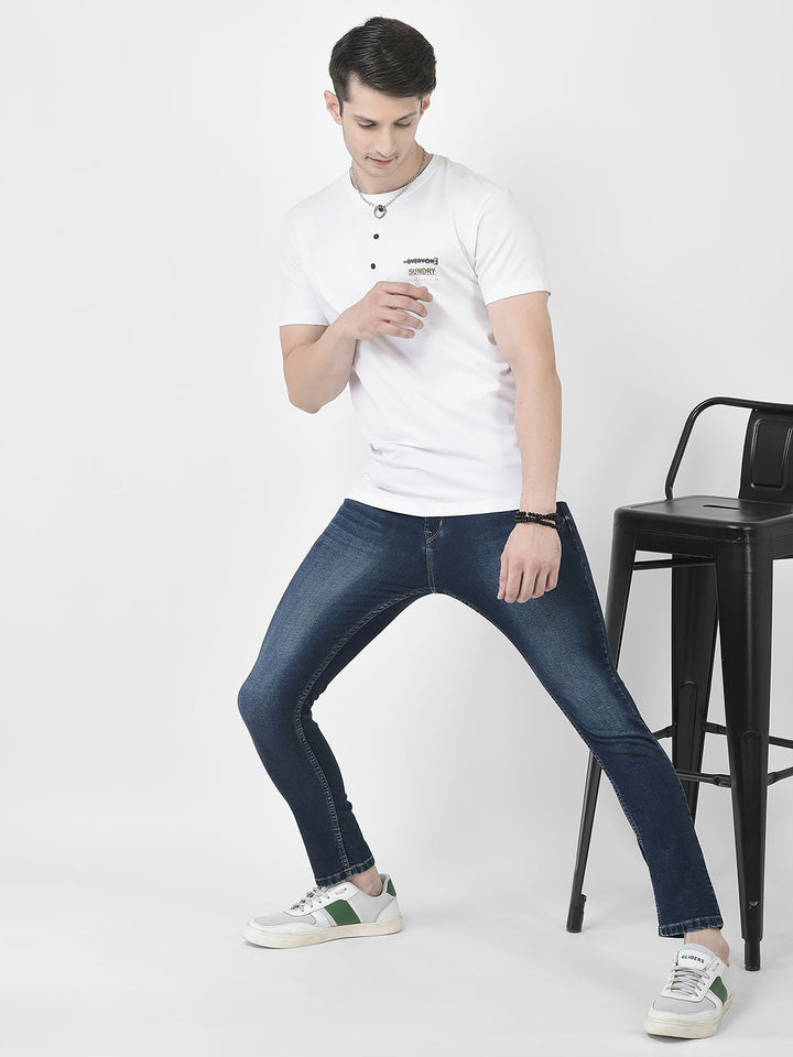  Skinny Blue Jeans 