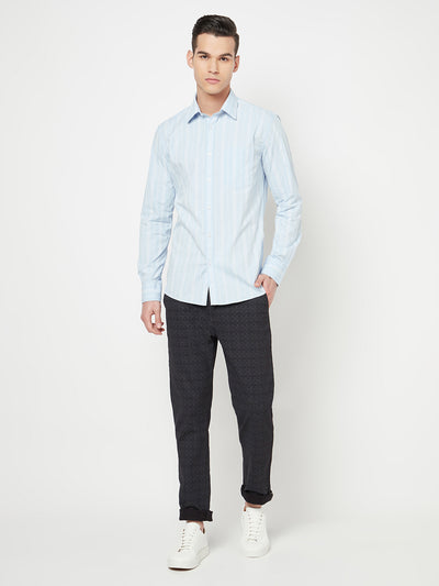 Black Checked Trousers - Men Trousers