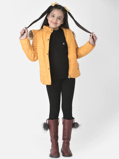  Mustard Light-Padding Jacket