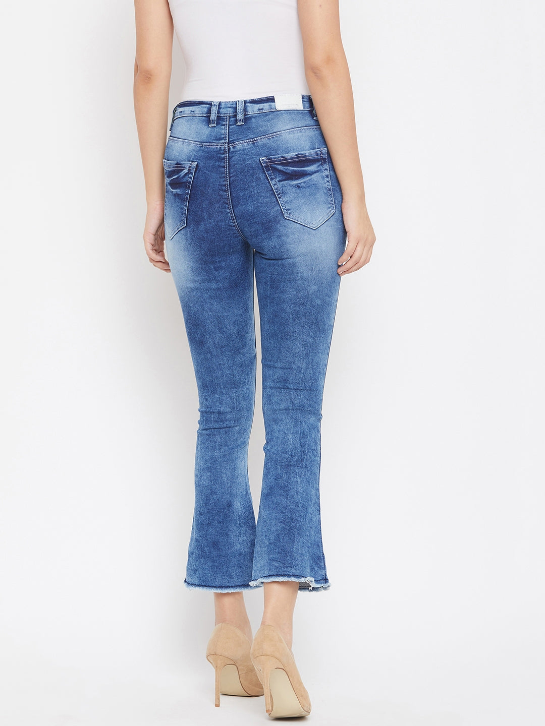 Blue Bootcut Jeans - Women Jeans