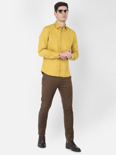 Mustard Shirt - Men Shirts