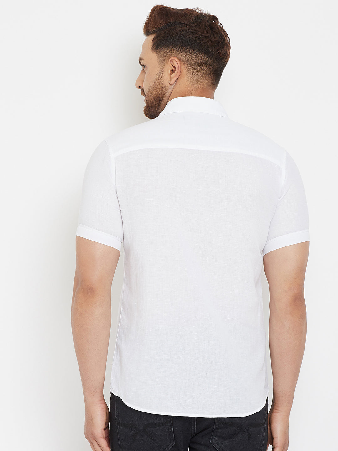 White Casual Shirt - Men Shirts