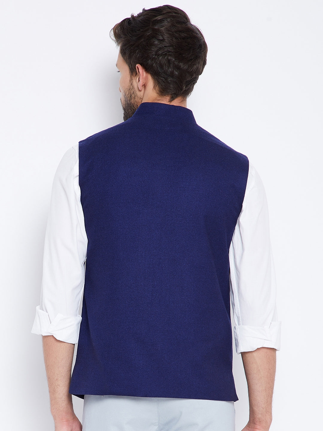 Navy Blue Waistcoat - Men Waist Coat