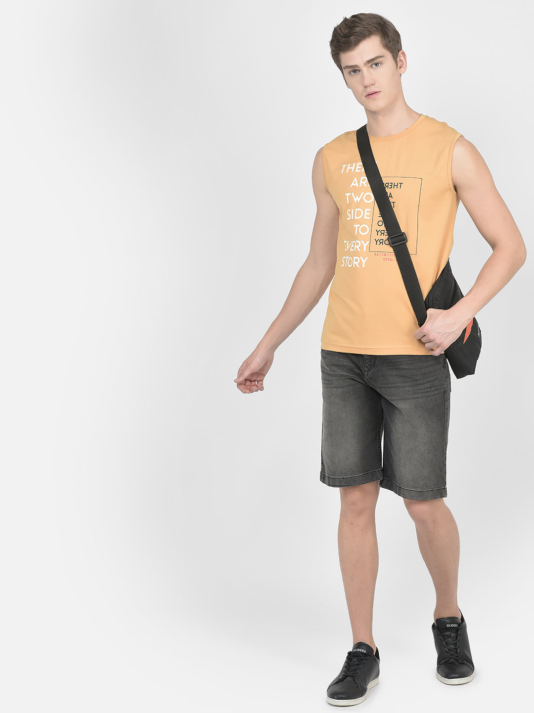  Mango Sorbet Typographic Tank T-Shirt