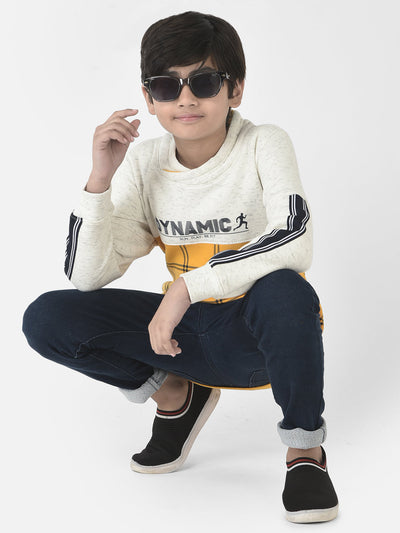  Mustard Dynamic Sweatshirt